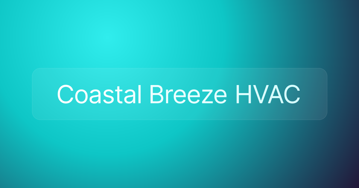 Coastal Breeze HVAC