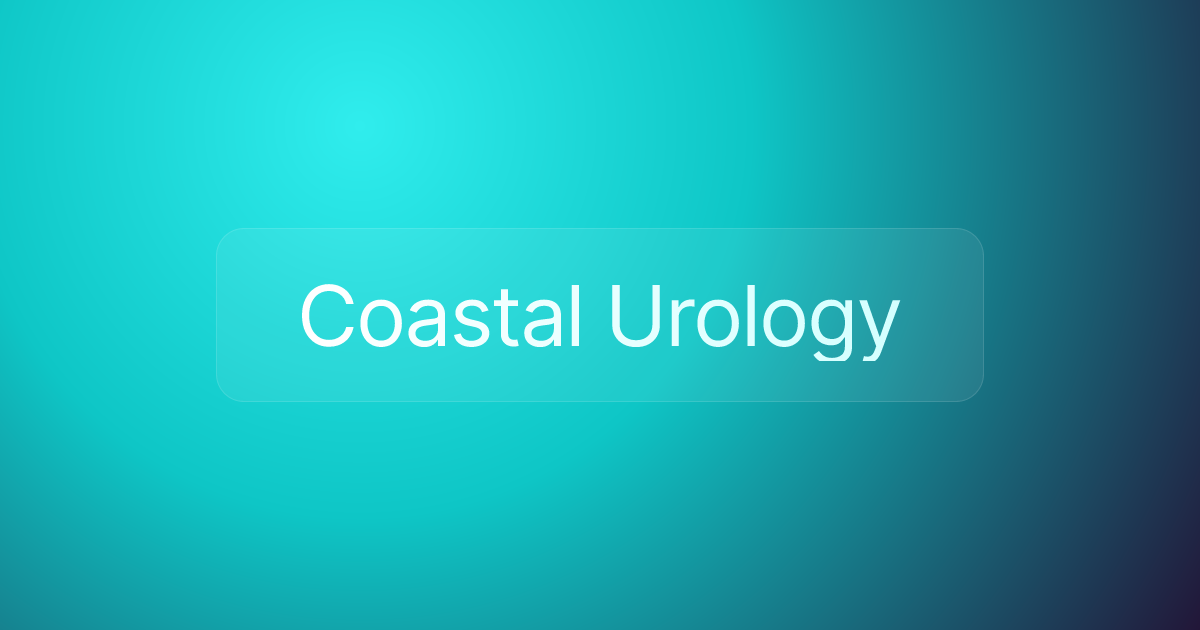 Coastal Urology