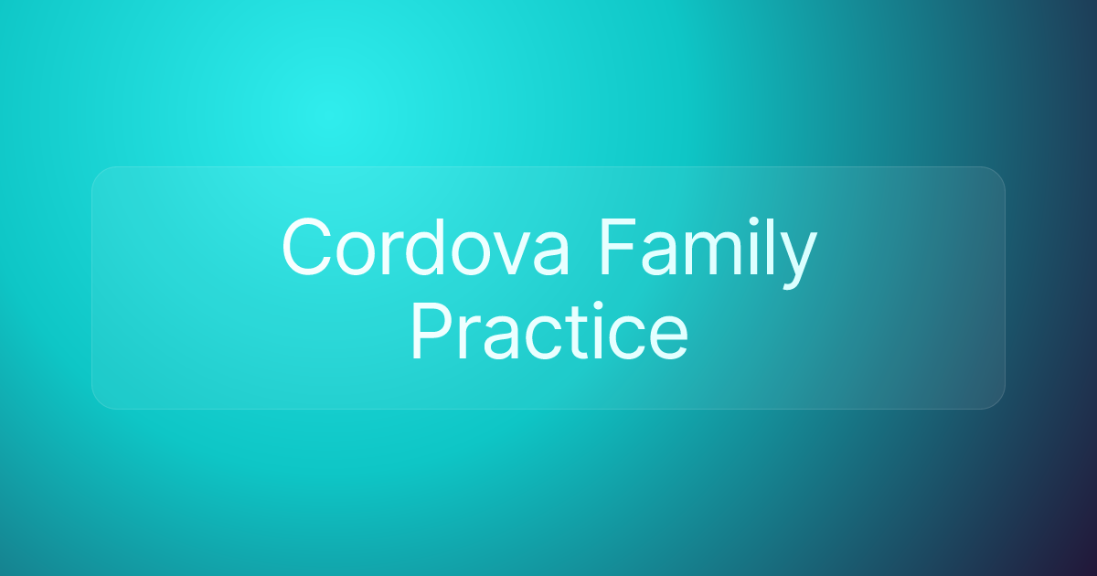 Cordova Family Practice