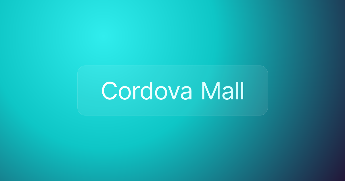 Cordova Mall