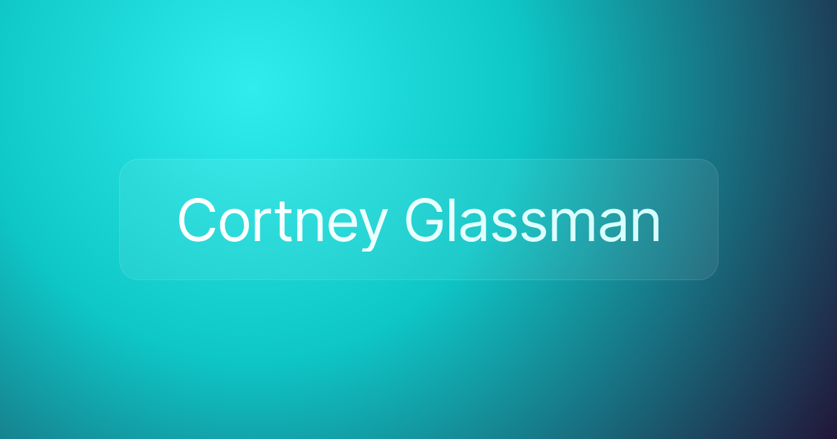 Cortney Glassman