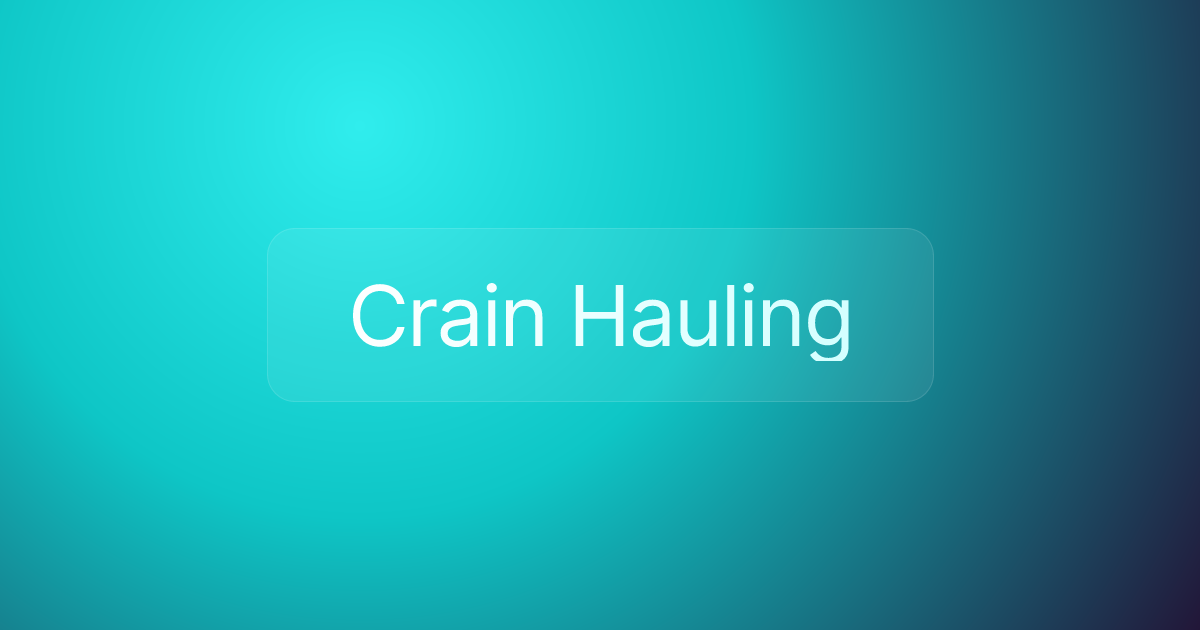 Crain Hauling