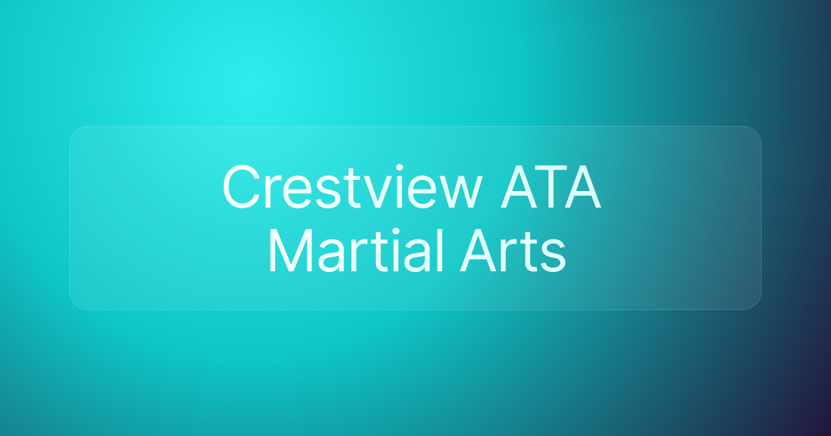 Crestview ATA Martial Arts
