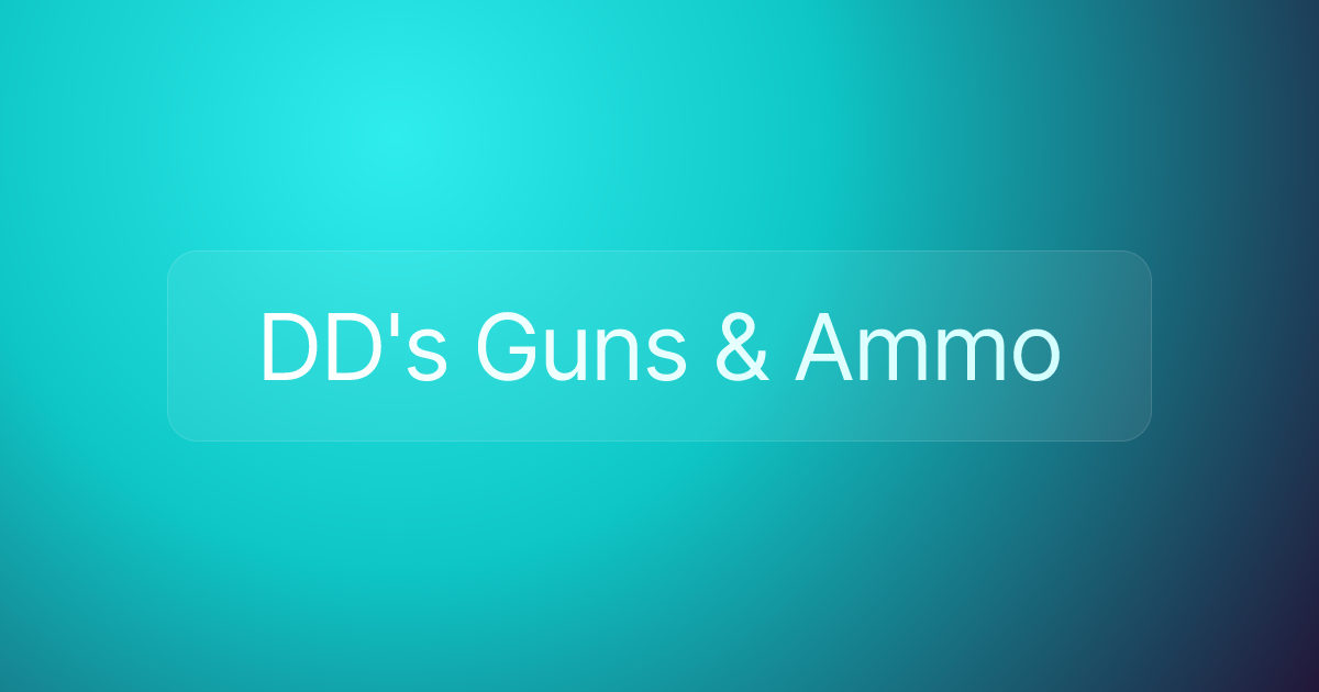 DD's Guns & Ammo