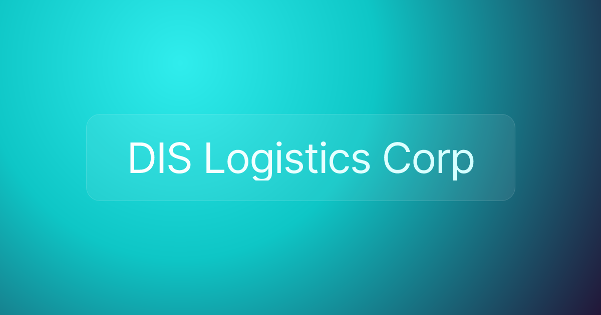 DIS Logistics Corp