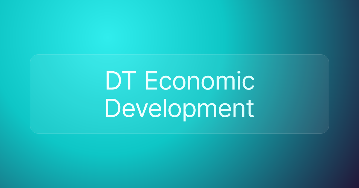 DT Economic Development