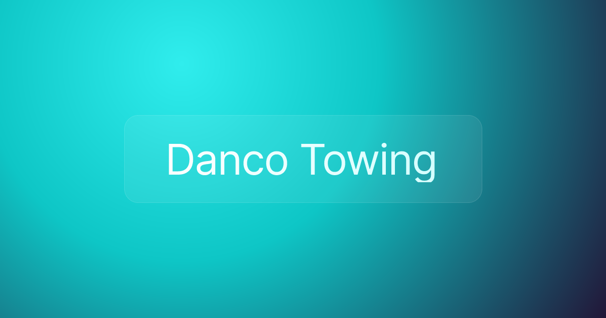 Danco Towing