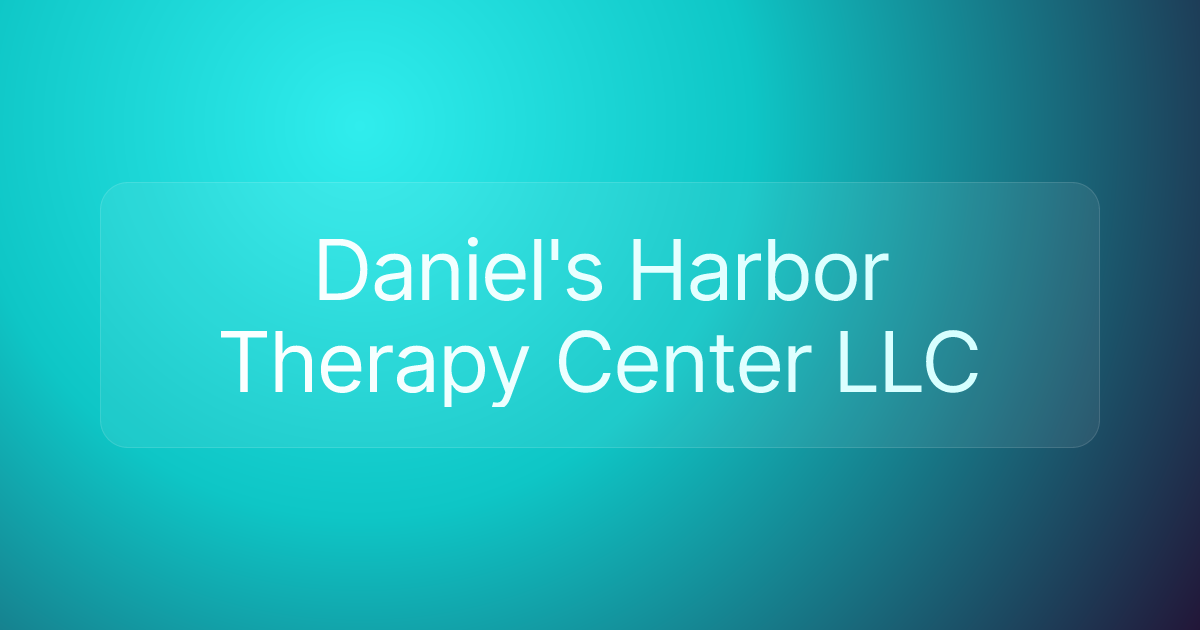 Daniel's Harbor Therapy Center LLC
