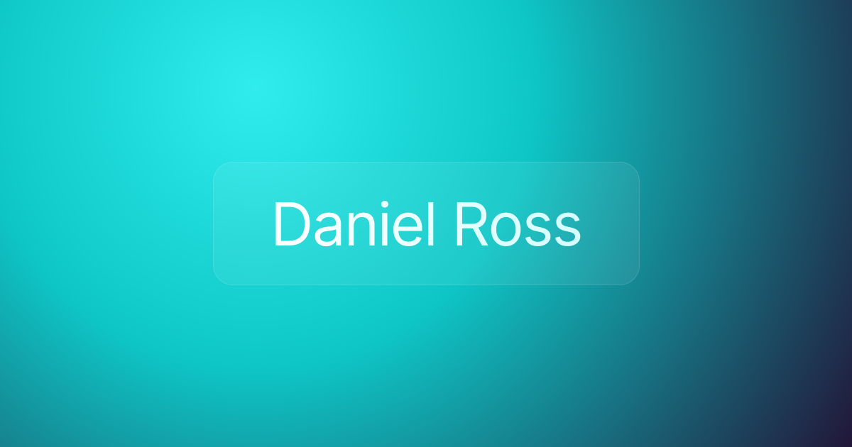 Daniel Ross