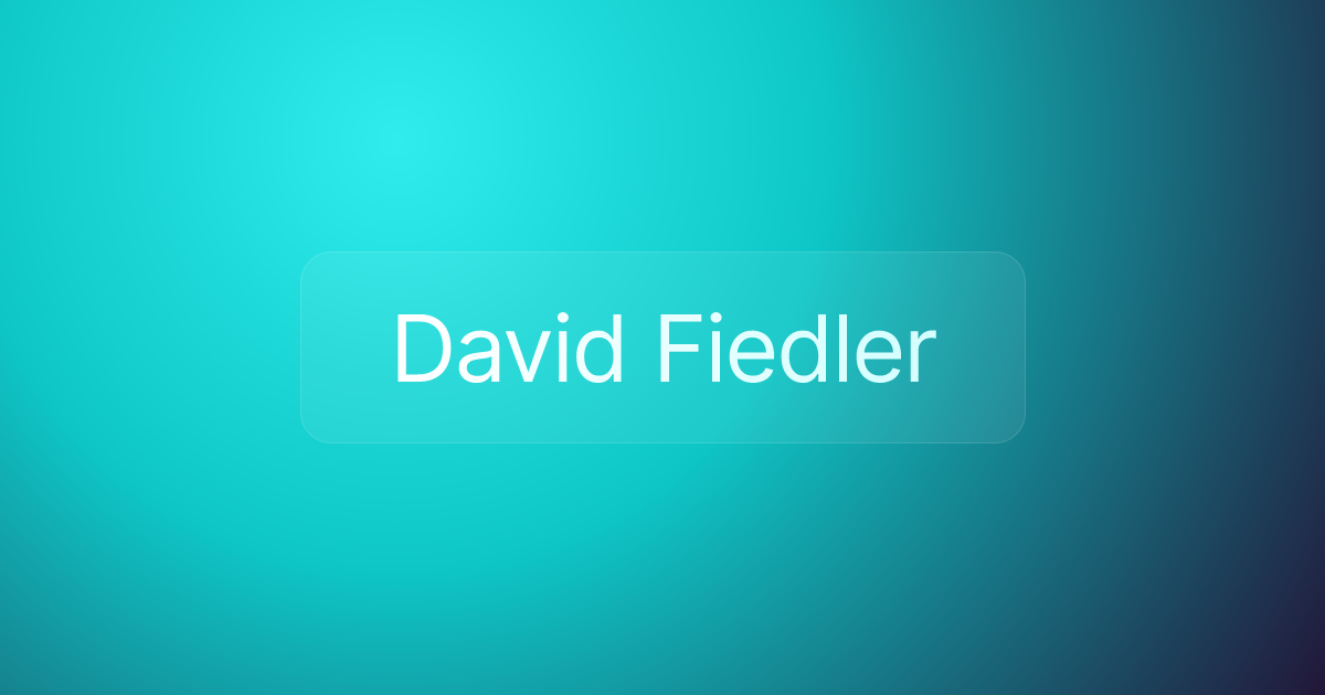 David Fiedler