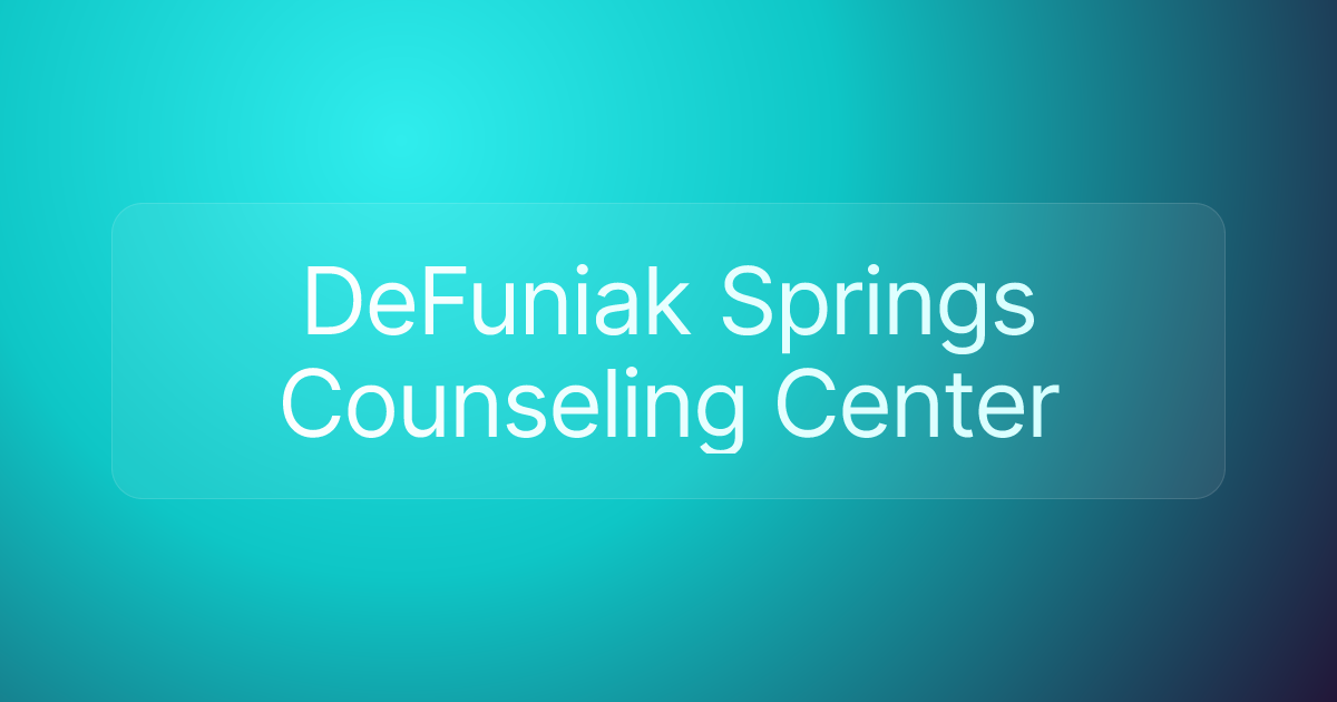 DeFuniak Springs Counseling Center