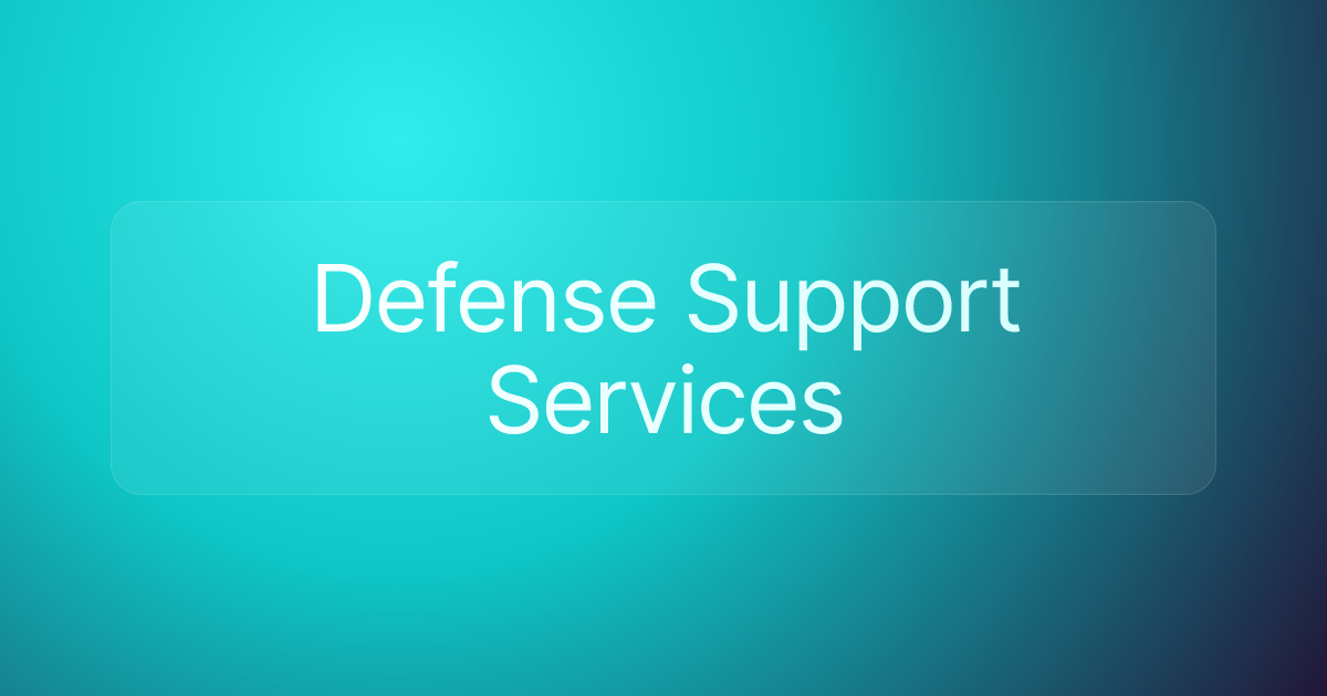Defense Support Services