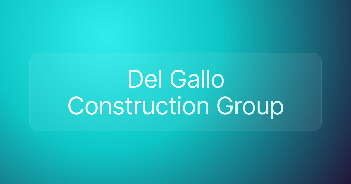 Del Gallo Construction Group