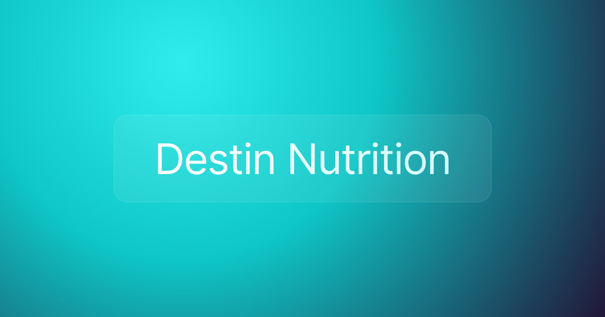 Destin Nutrition