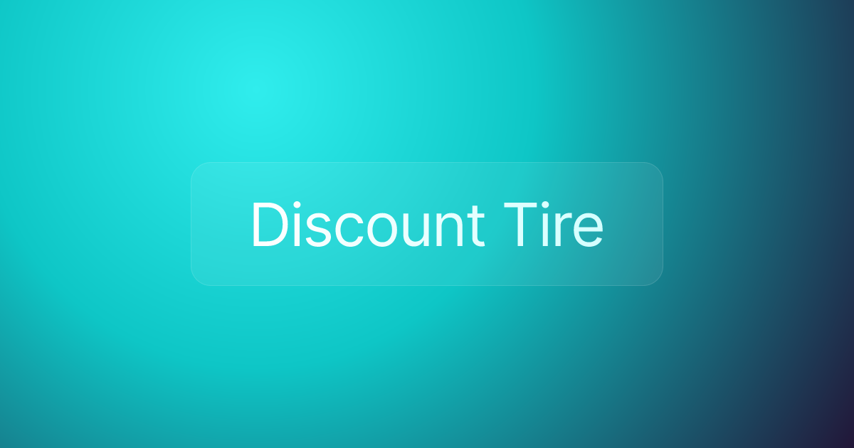 Discount Tire