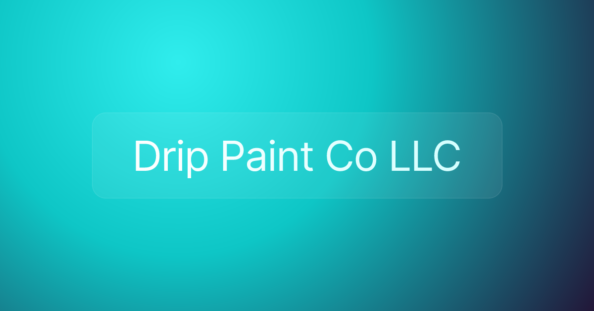 Drip Paint Co LLC