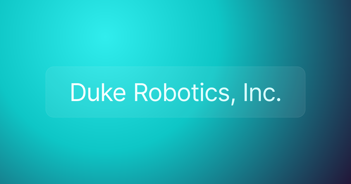 Duke Robotics, Inc.
