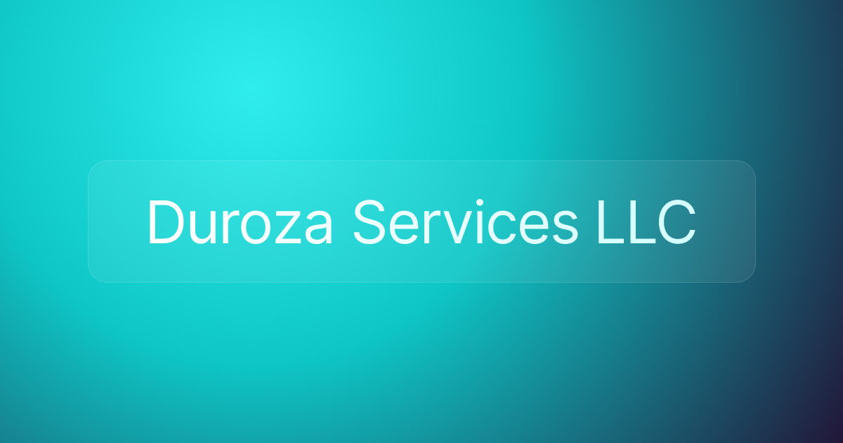Duroza Services LLC