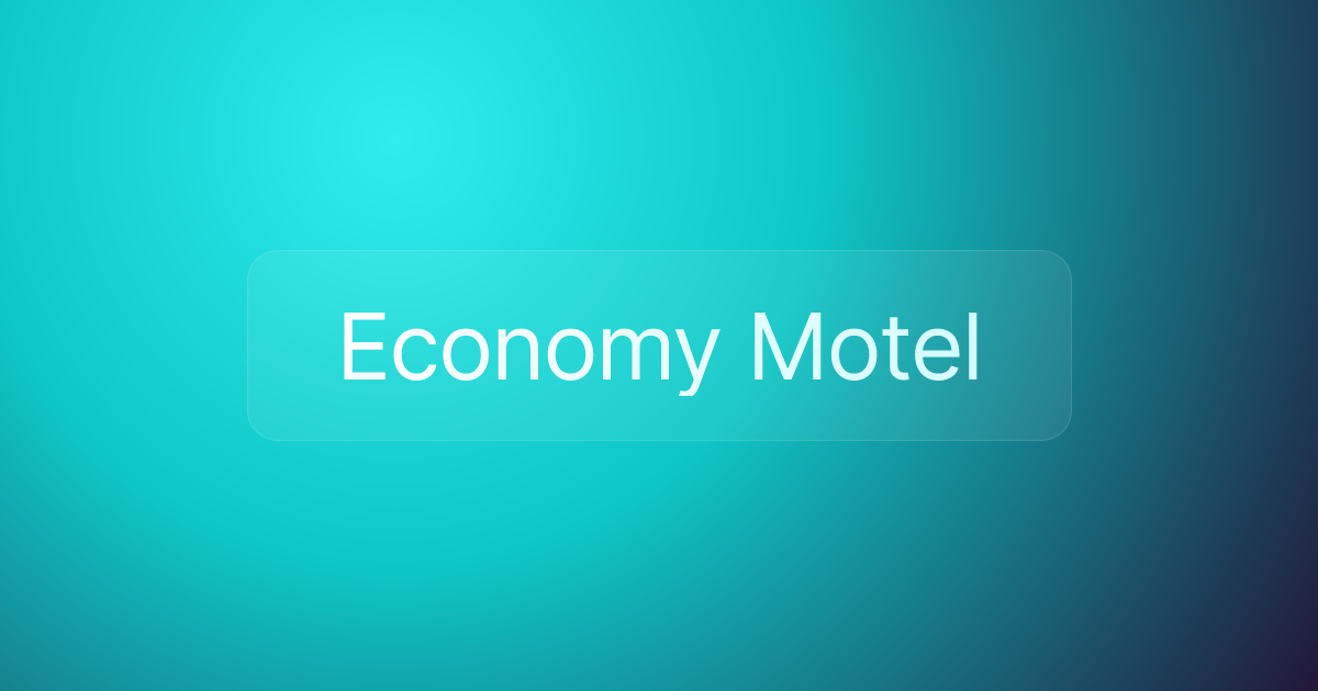 Economy Motel