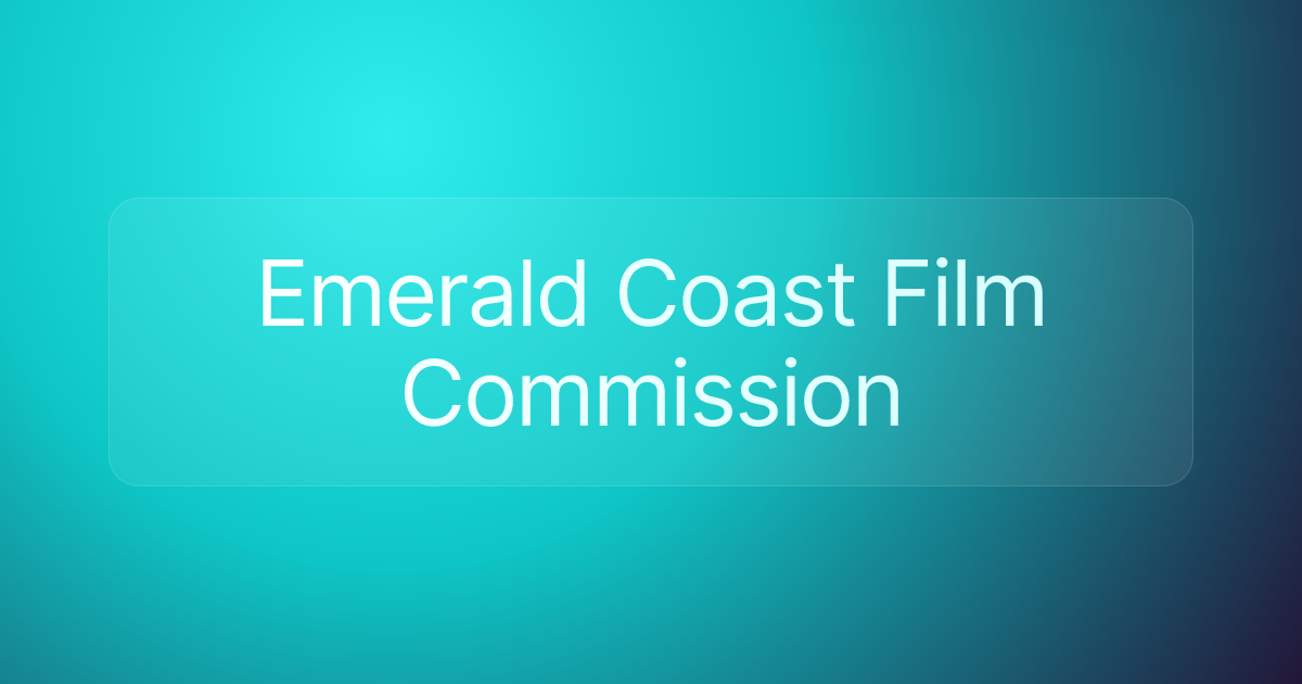 Emerald Coast Film Commission