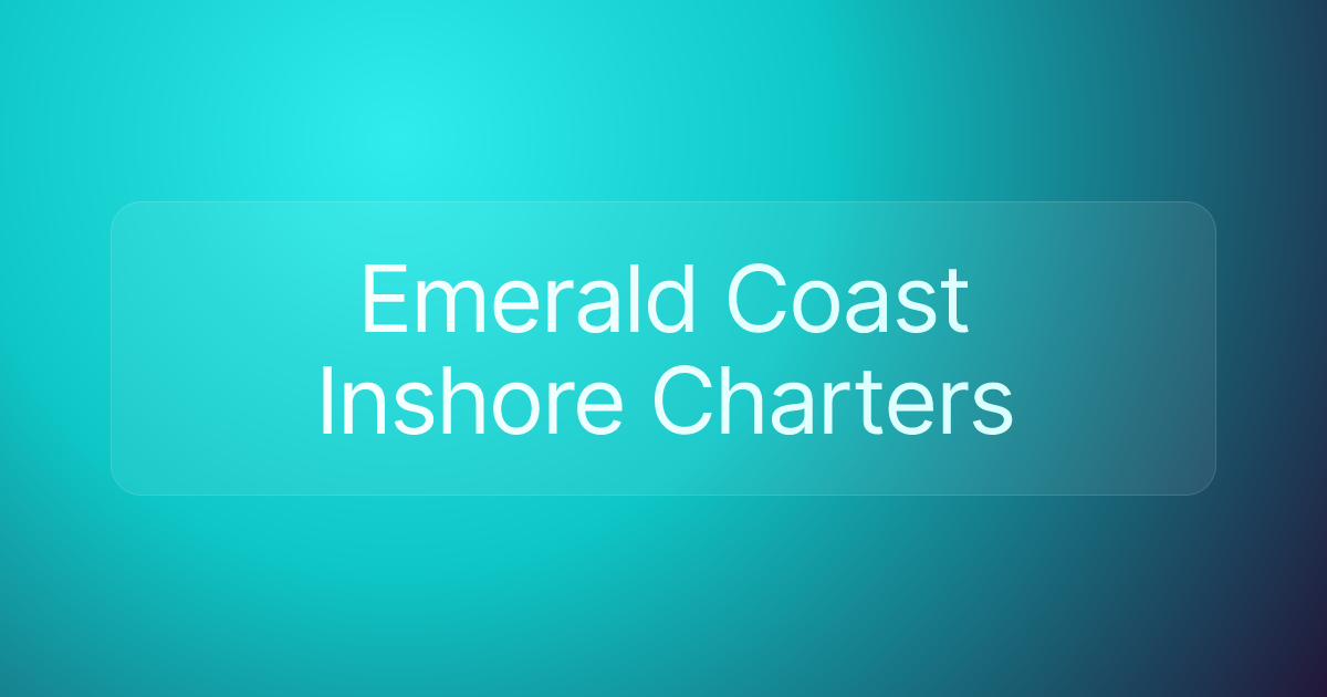 Emerald Coast Inshore Charters