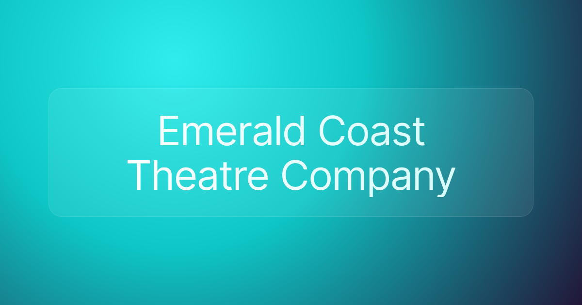 Emerald Coast Theatre Company