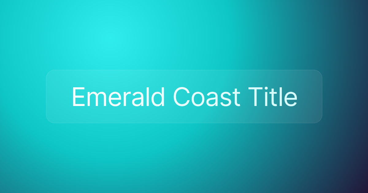 Emerald Coast Title