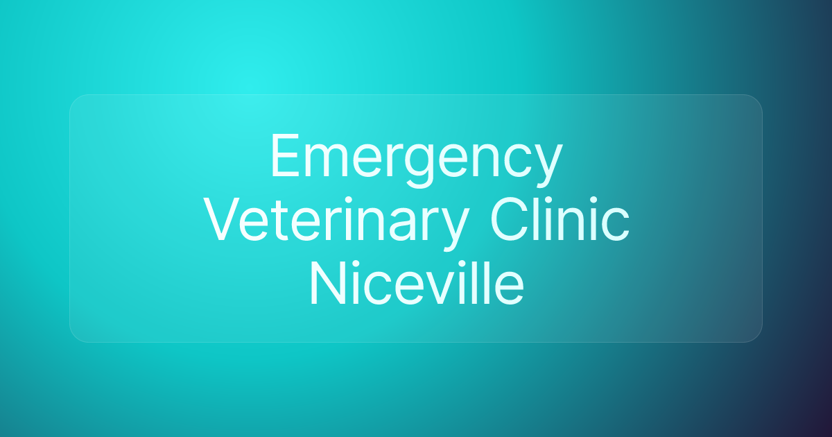 Emergency Veterinary Clinic Niceville