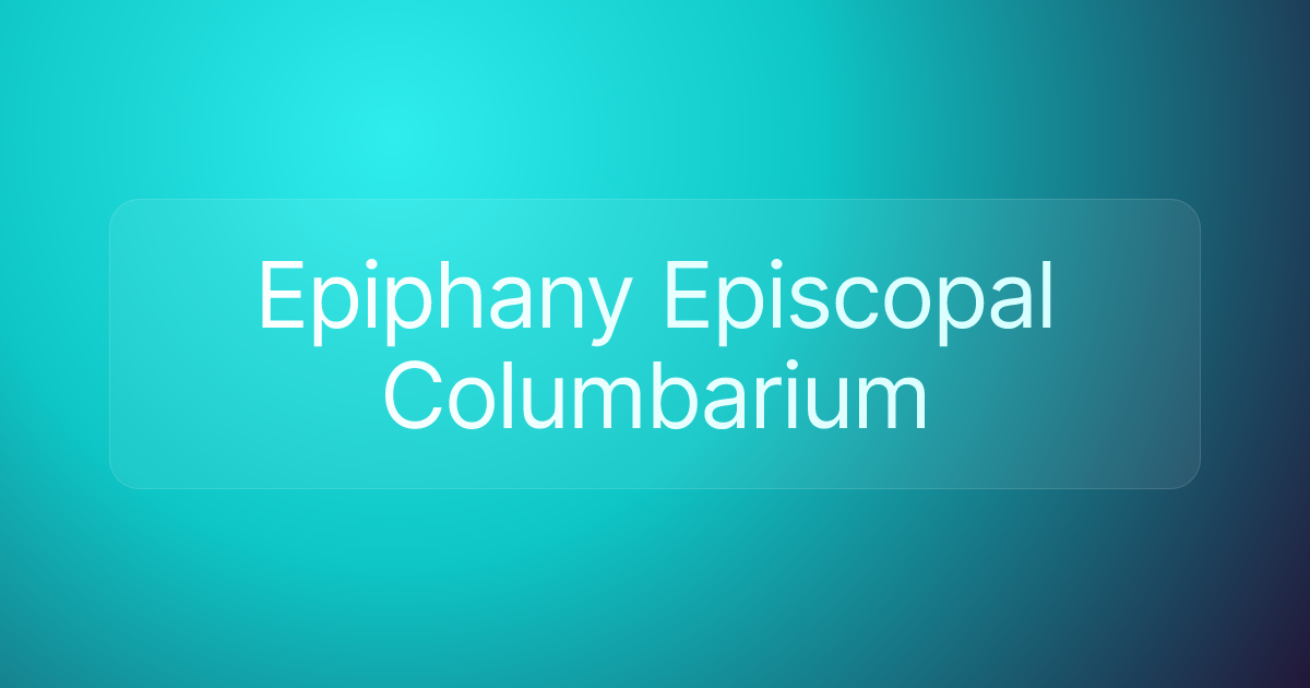 Epiphany Episcopal Columbarium