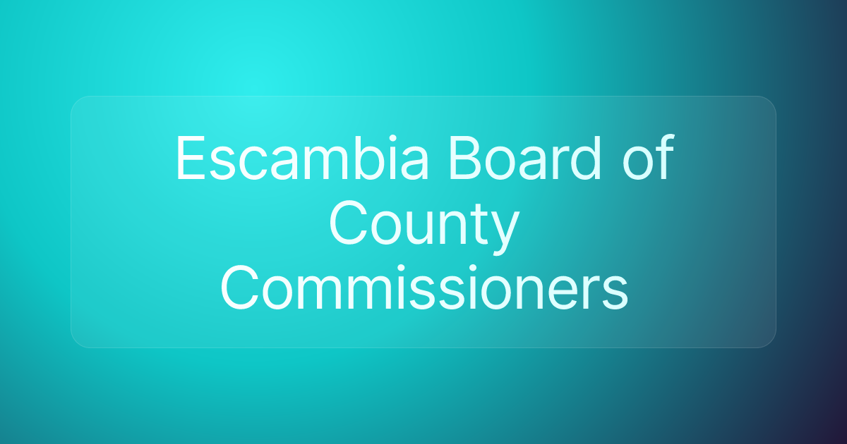 Escambia Board of County Commissioners