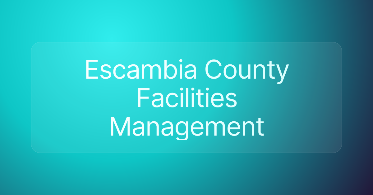 Escambia County Facilities Management