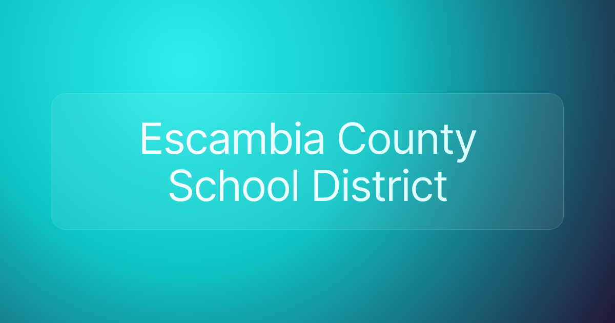 Escambia County School District