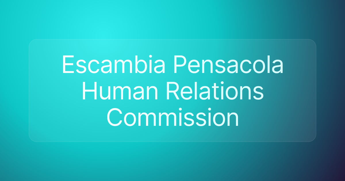 Escambia Pensacola Human Relations Commission
