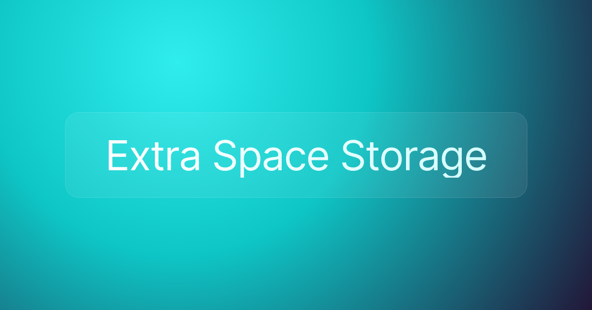 Extra Space Storage