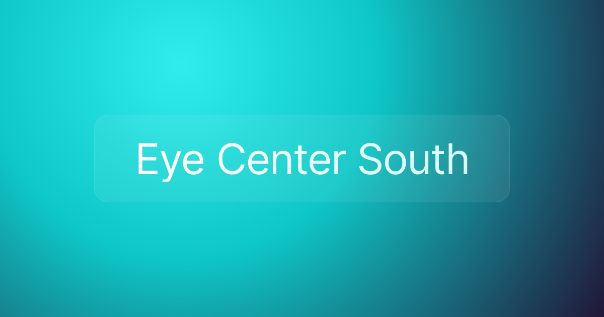 Eye Center South