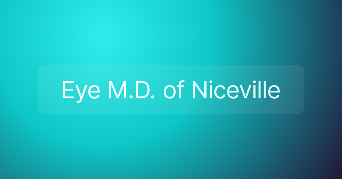 Eye M.D. of Niceville