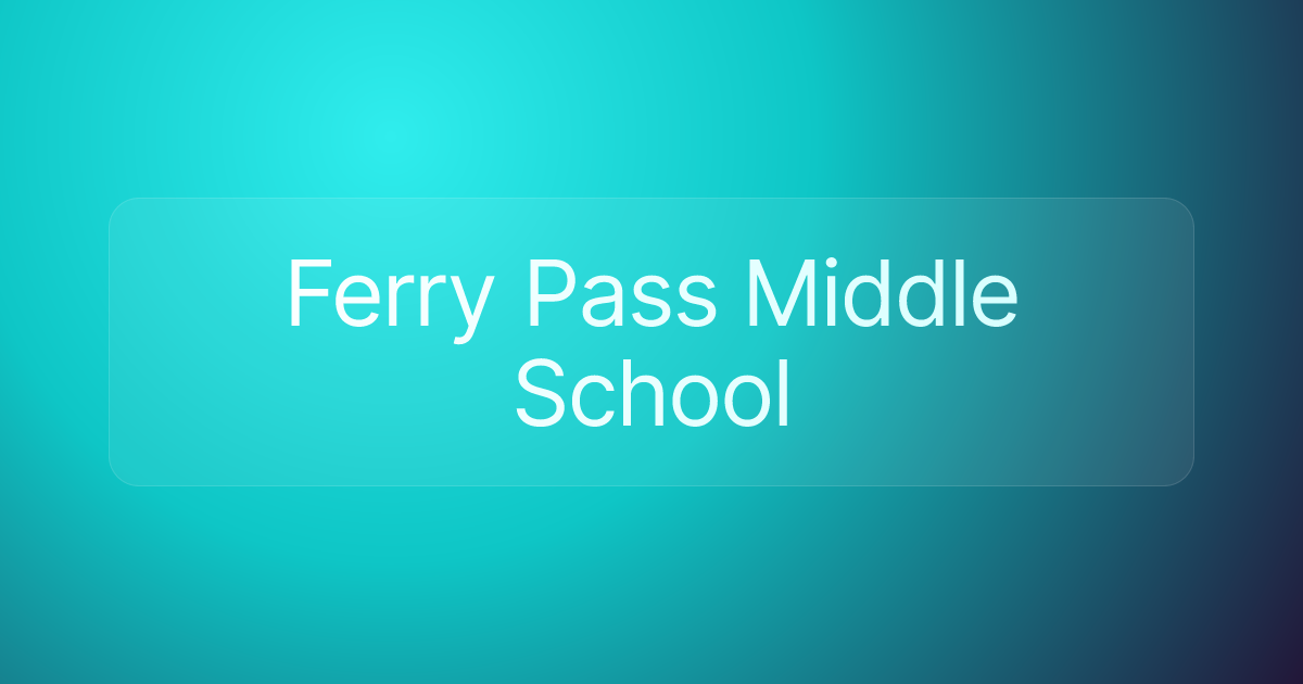 Ferry Pass Middle School