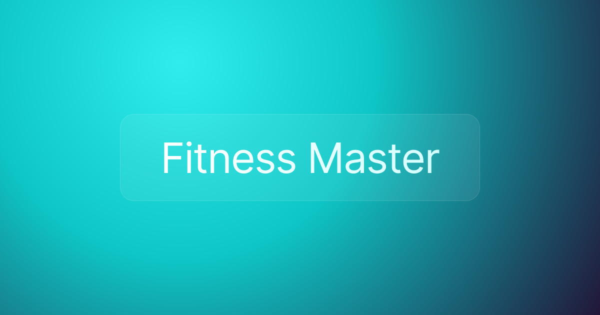 Fitness Master