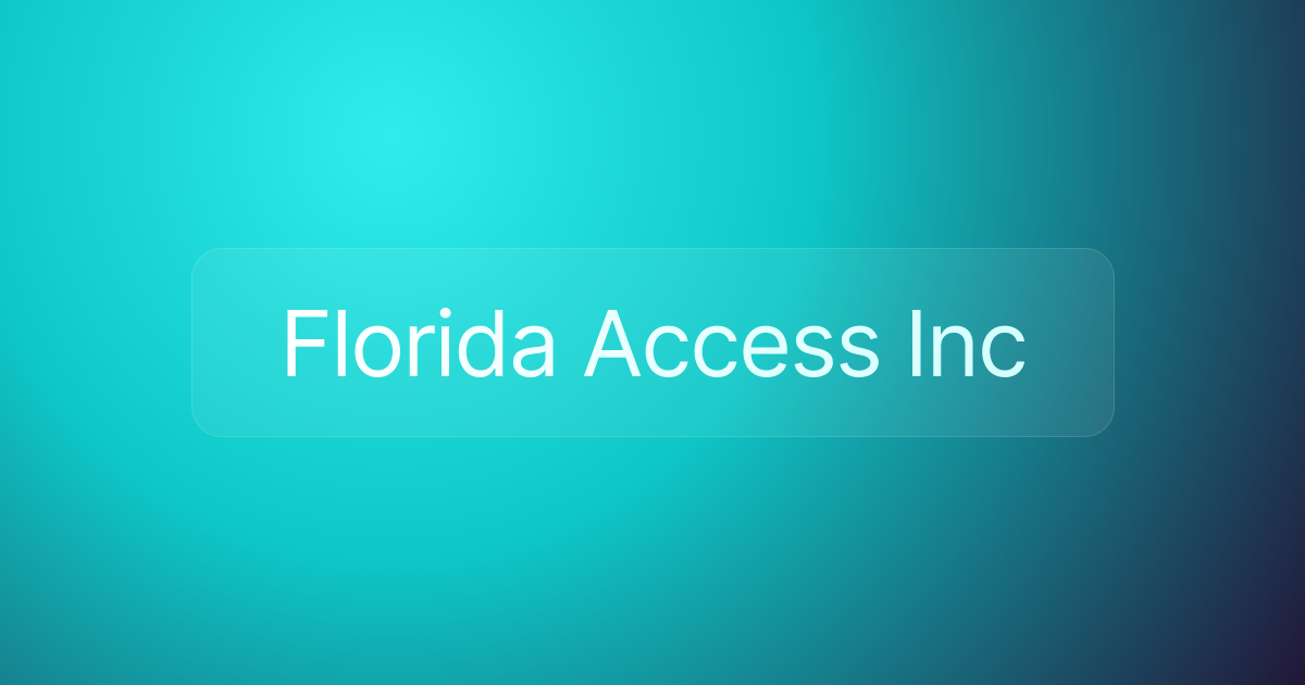 Florida Access Inc