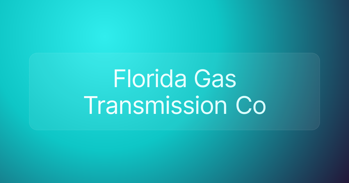 Florida Gas Transmission Co