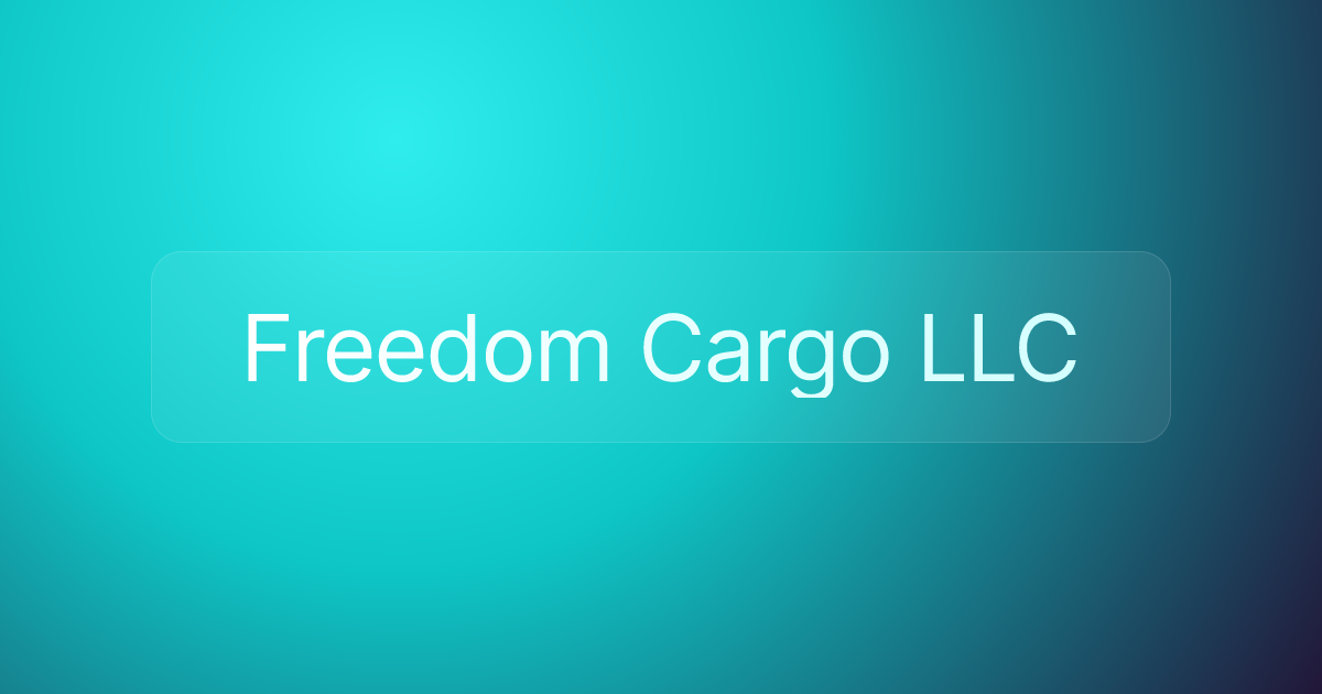 Freedom Cargo LLC