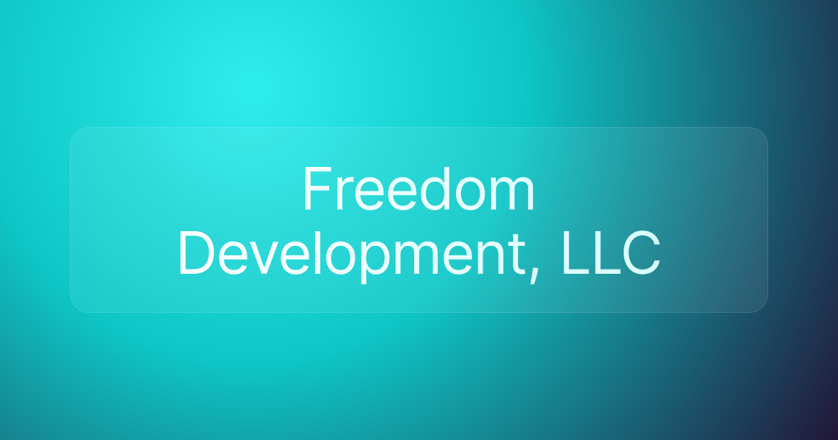 Freedom Development, LLC