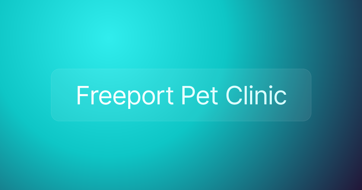 Freeport Pet Clinic