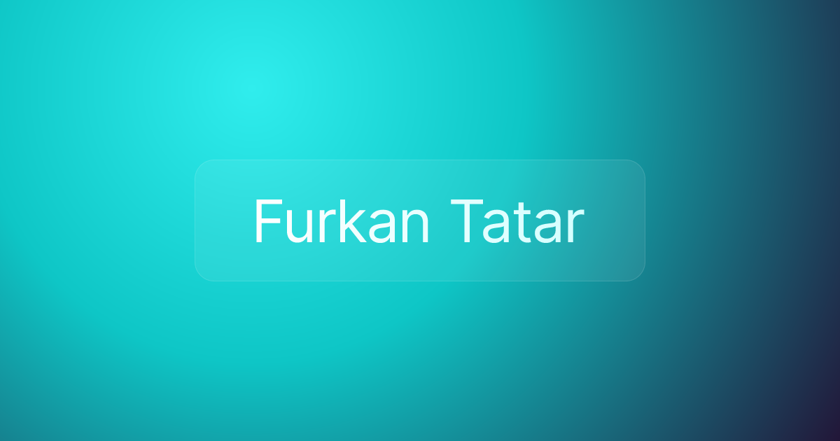 Furkan Tatar