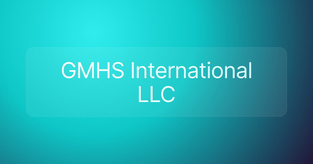 GMHS International LLC