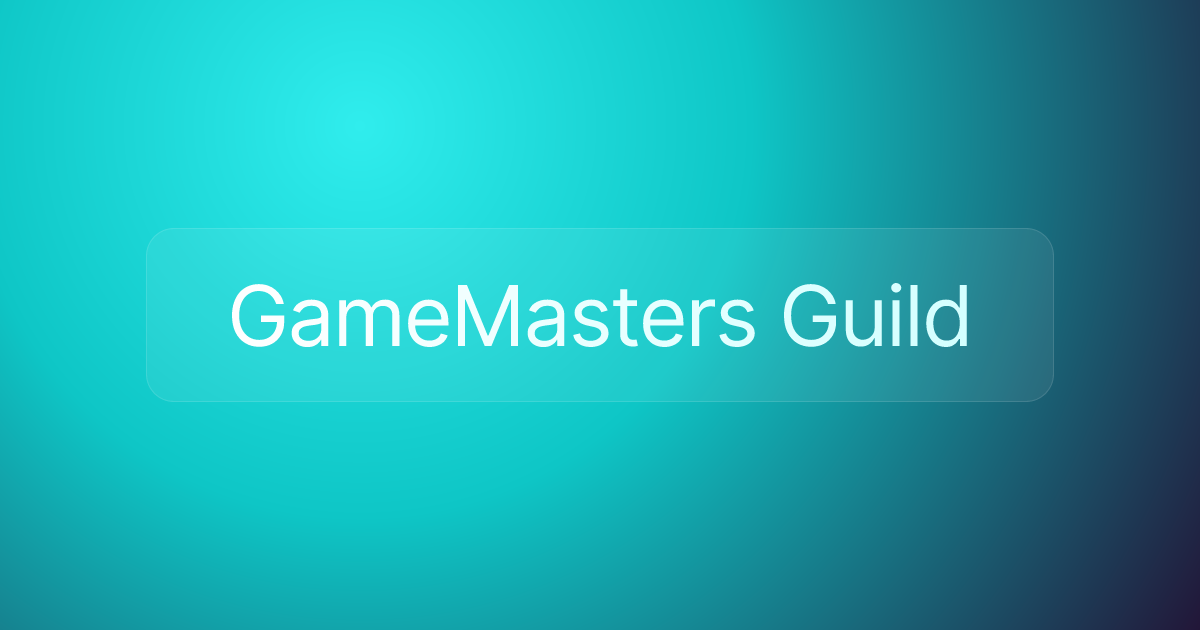 GameMasters Guild