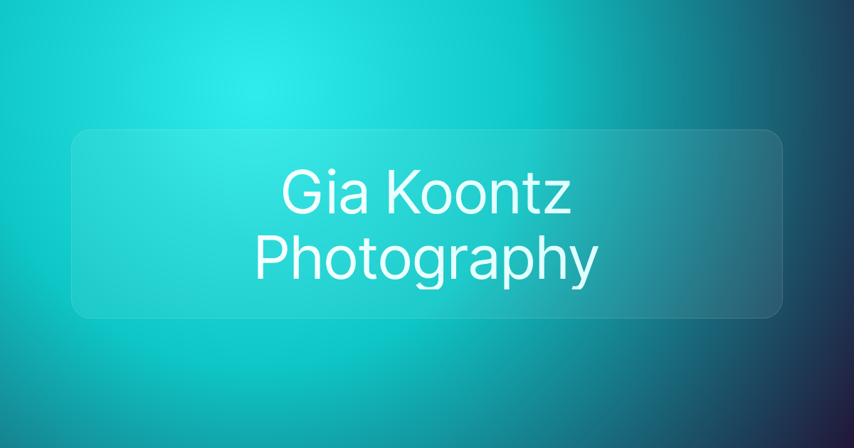 Gia Koontz Photography