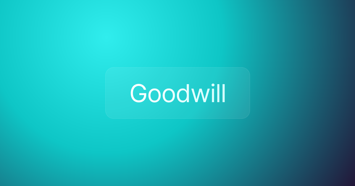 Goodwill