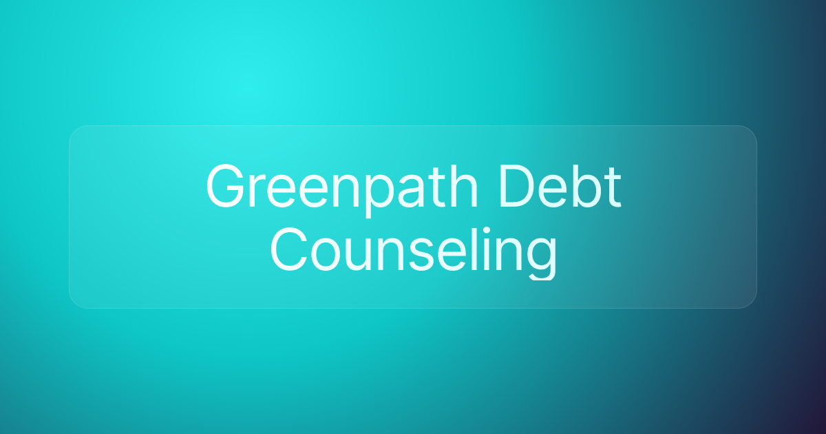 Greenpath Debt Counseling