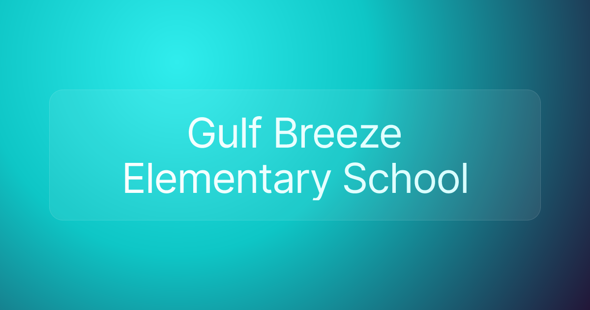 Gulf Breeze Elementary School